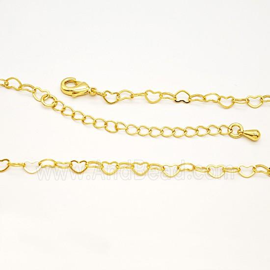 Copper Necklace Chain Gold Plated