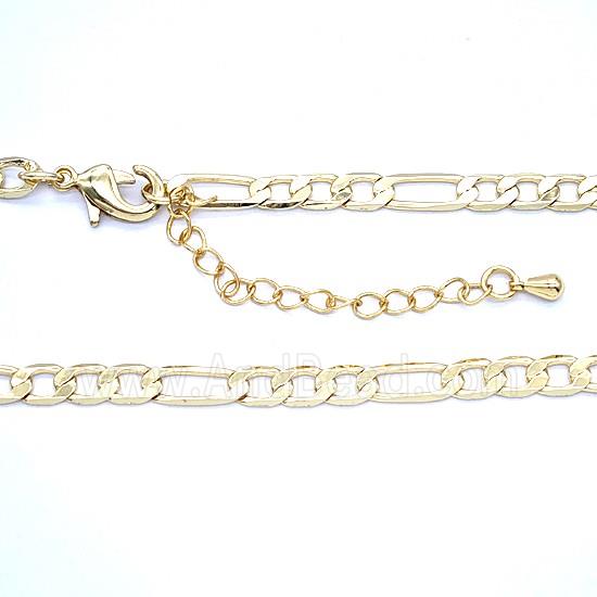 Copper Necklace Chain Gold Plated