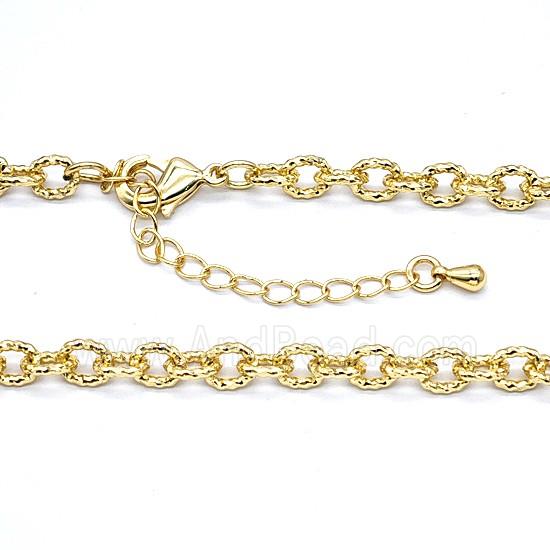 Copper Necklace Chain Gold Plated