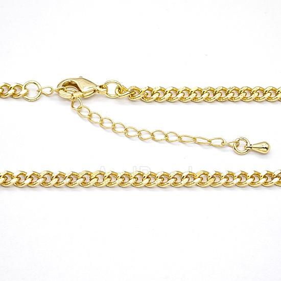 Copper Necklace Chain Gold Plated