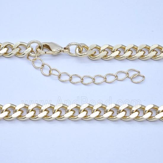 Copper Necklace Chain Gold Plated