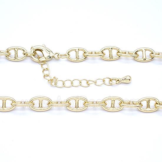 Copper Necklace Chain Gold Plated