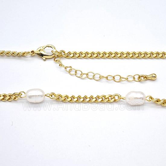 Copper Necklace Chain Gold Plated