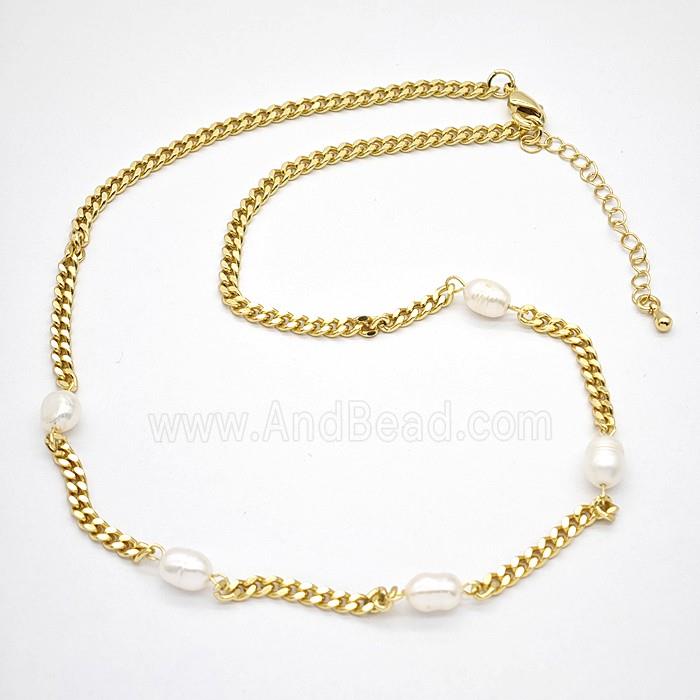 Copper Necklace Chain Gold Plated