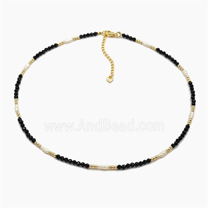 Blue Sandstone And Pearl Necklaces Adjustable