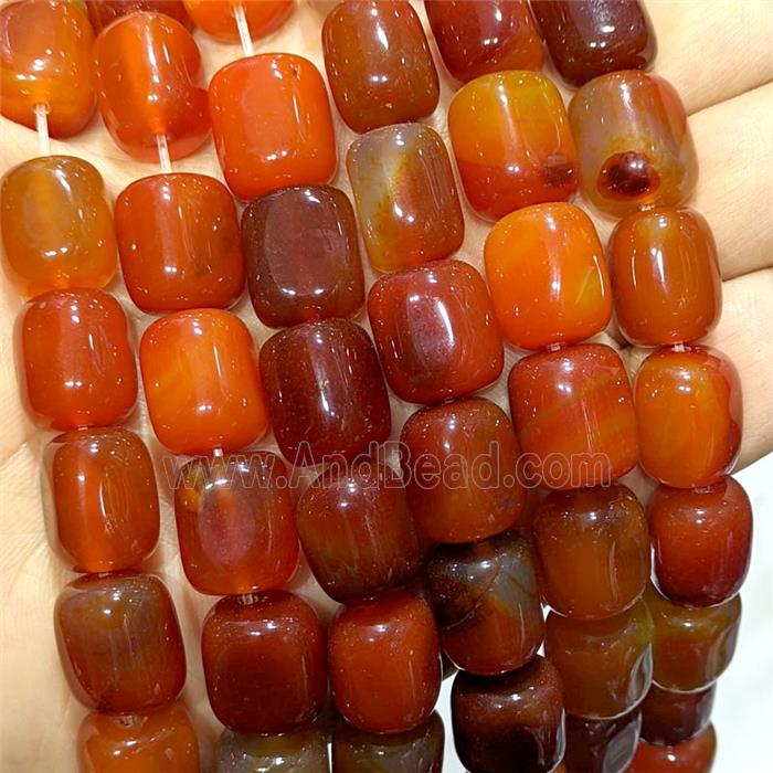 Red Agate Cuboid Beads Dye