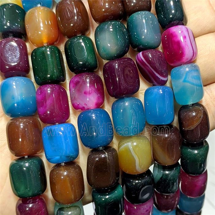 Agate Cuboid Beads Dye Mix Color
