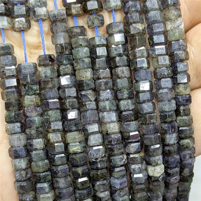 Natural Labradorite Hexagon Beads