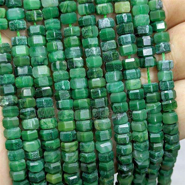 Natural African Nephrite Jade Beads Green