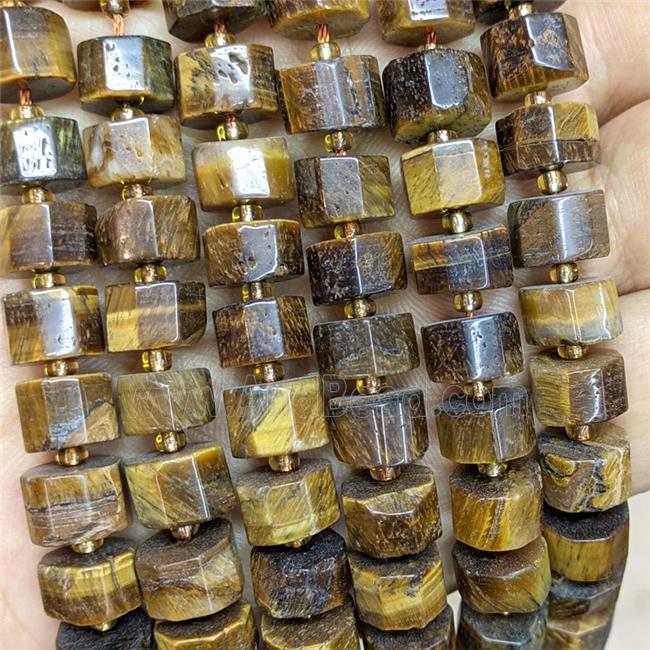 Natural Tiger Eye Stone Heishi Beads