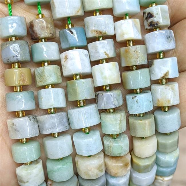 Natural Chinese Amzonite Heishi Beads