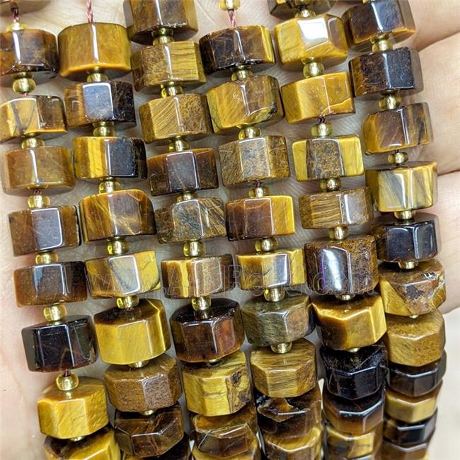 Natural Tiger Eye Stone Heishi Spacer Beads A-Grade