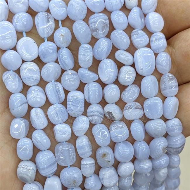 Natural Blue Lace Agate Chip Beads Freeform
