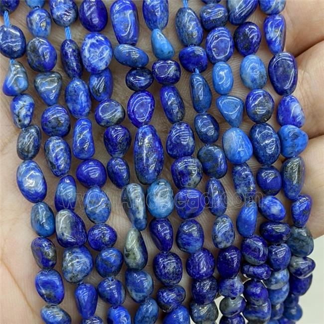 Natural Blue Lapis Lazuli Chips Beads Freeform