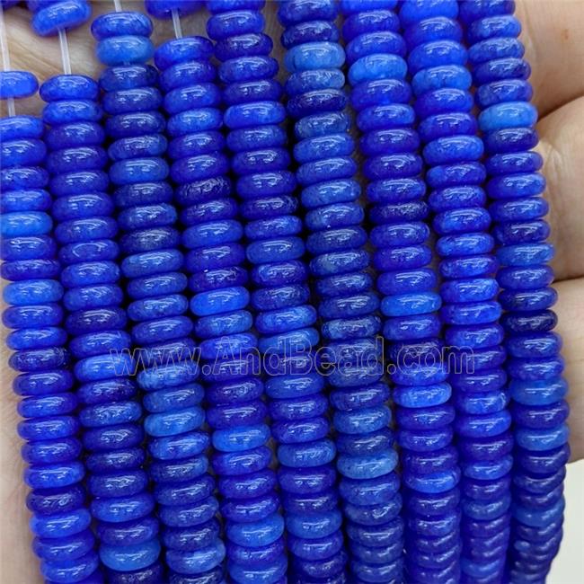 Jade Heishi Beads Royalblue Dye