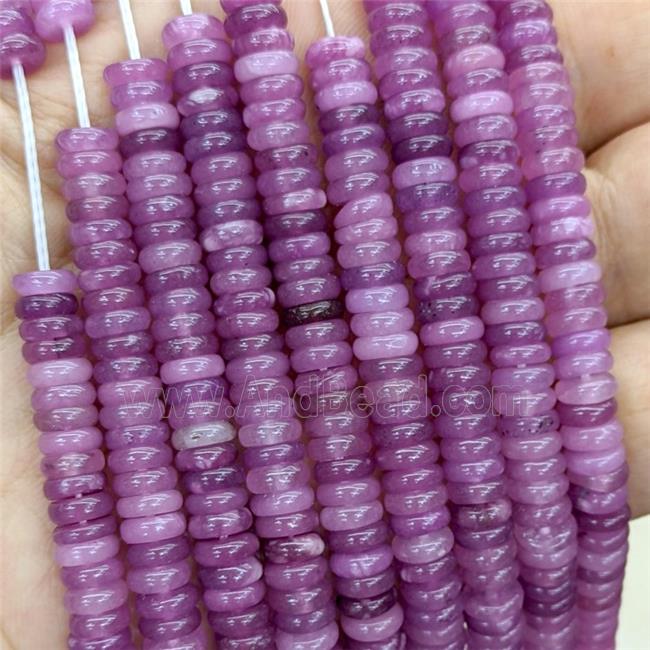 Jade Heishi Beads Violet Dye