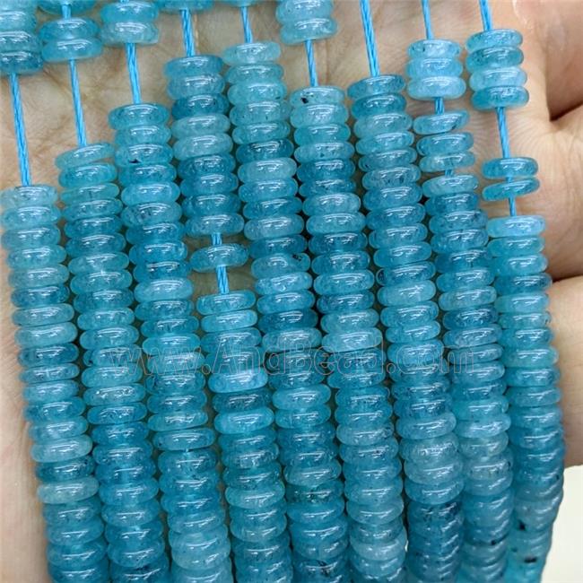 Jade Heishi Beads Teal Dye