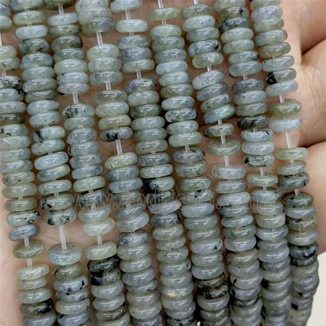Natural Labradorite Heishi Beads