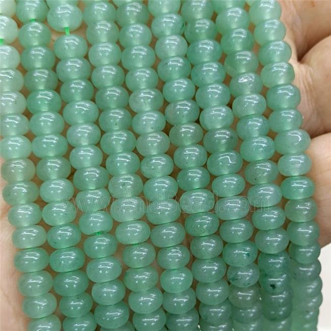 Natural Green Aventurine Beads Smooth Rondelle