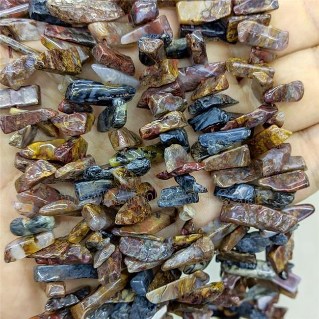 Natural Pietersite Chips Beads Freeform Topdrilled