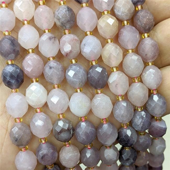 Violet Jasper Beads Faceted Rice