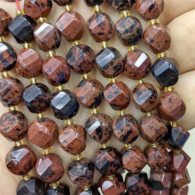 Natural Autumn Jasper Twist Beads