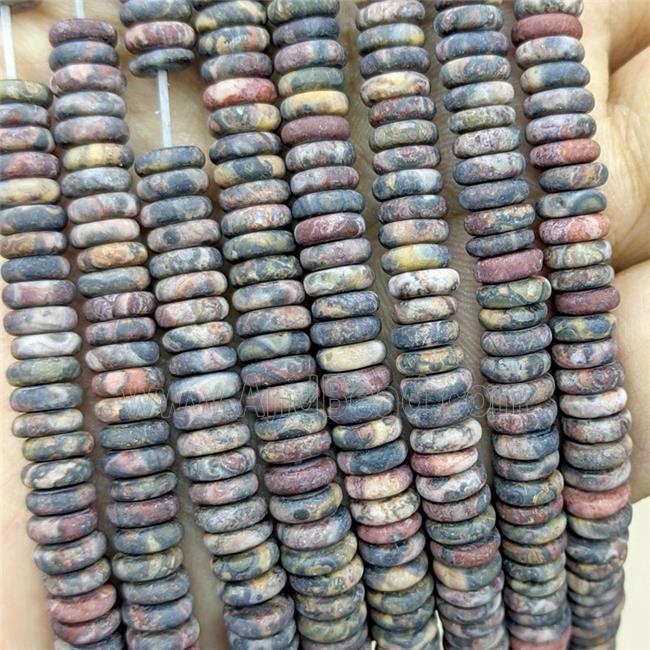 Ocean Jasper Heishi Beads Multicolor Matte