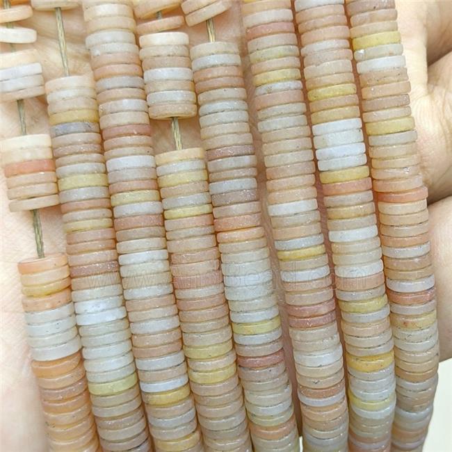 Yellow Aventurine Heishi Beads Matte