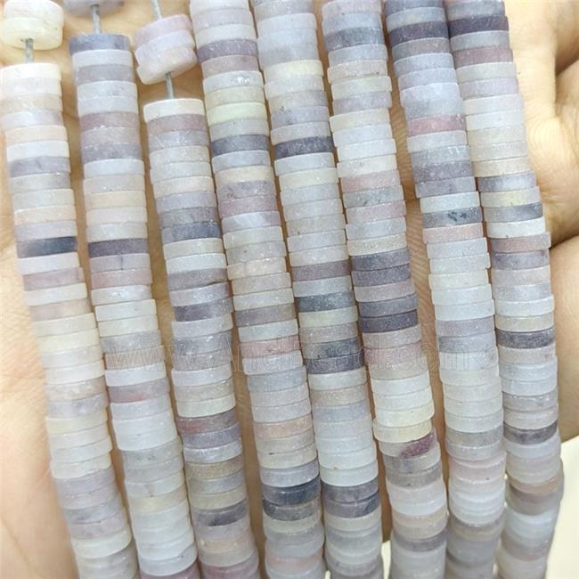 Purple Aventurine Heishi Beads Matte