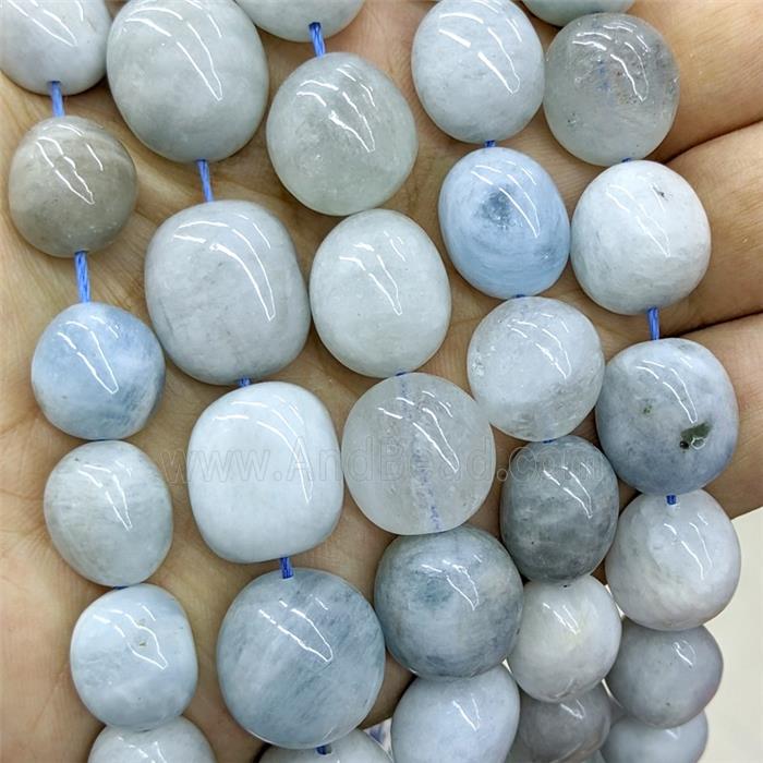 Natural Aquamarine Nugget Beads Blue Freeform