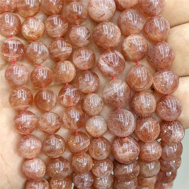 Natural Orange Sunstone Beads AA-Grade