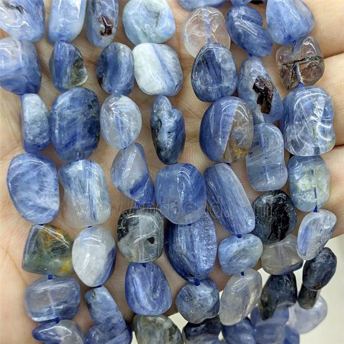 Natural Blue Kyanite Chips Beads Freeform