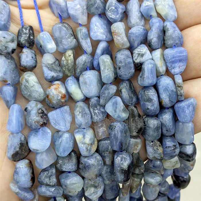 Natural Blue Kyanite Chips Beads Freeform