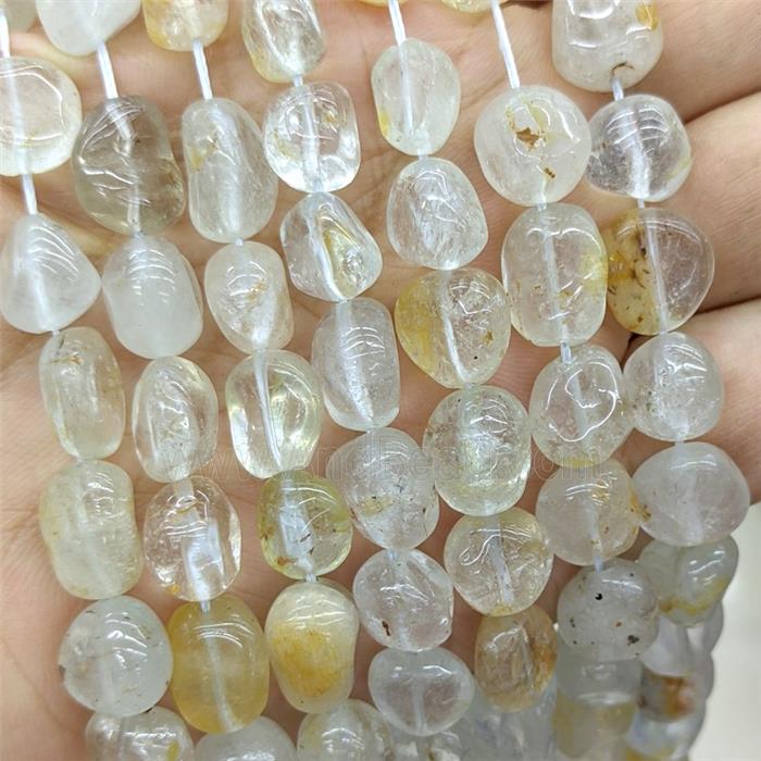 Natural Topaz Chips Beads Clear Freeform