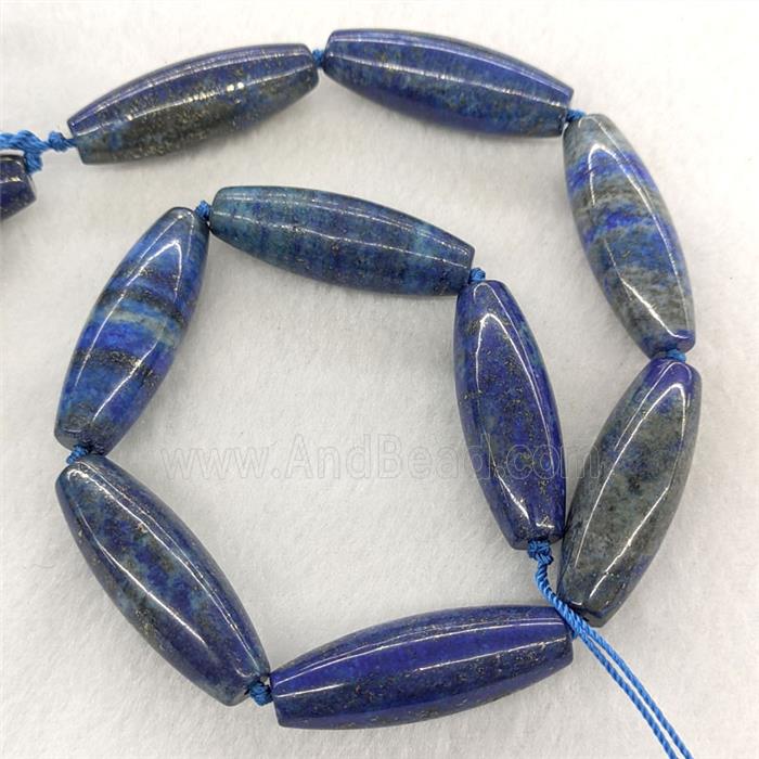 Natural Blue Lapis Lazuli Rice Beads