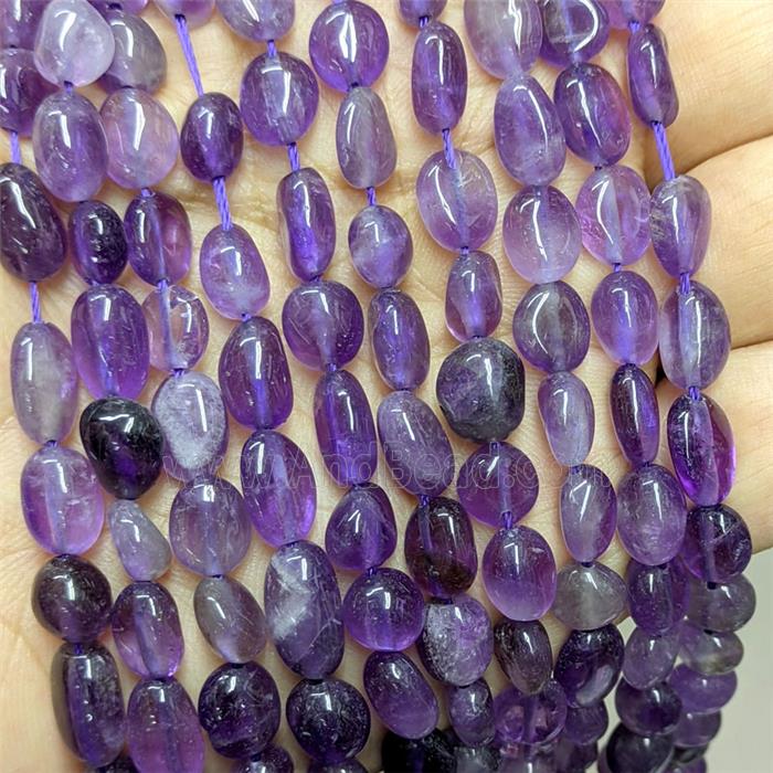 Natural Purple Amethyst Chip Beads Freeform