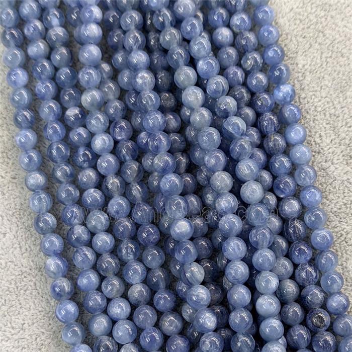 Natural Kyanite Beads Smooth Round A-Grade
