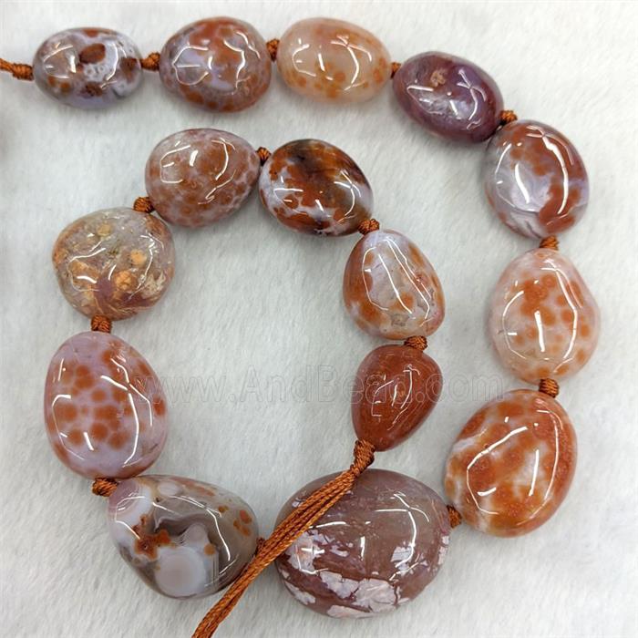 Natural Red Carnelian Nugget Beads Freeform