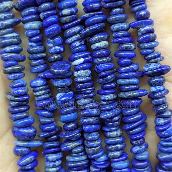 Natural Blue Lapis Lazuli Chips Beads Freeform Dye
