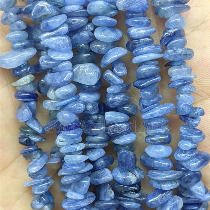 Natural Blue Kyanite Chips Beads Freeform