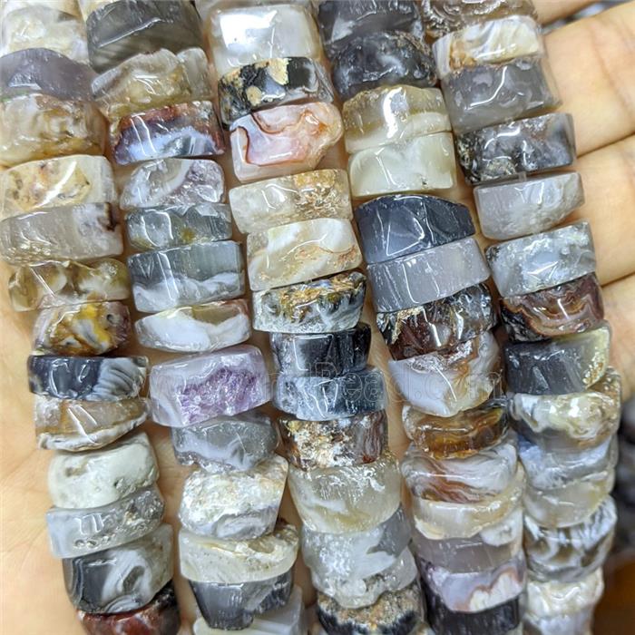 Natural Agate Heishi Beads