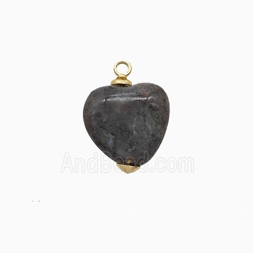 Indian Agate Heart Pendant