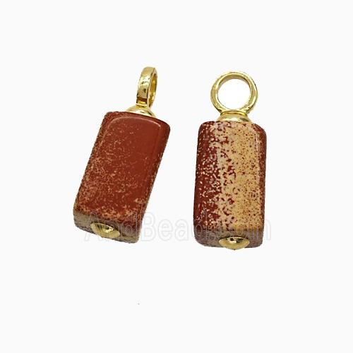 Red Jasper Stick Pendant