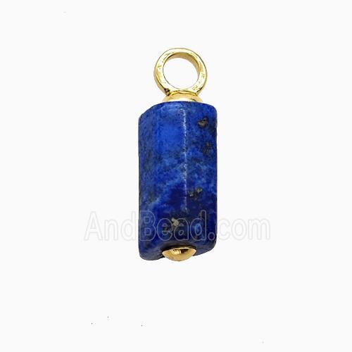 Blue Lapis Lazuli Stick Pendant
