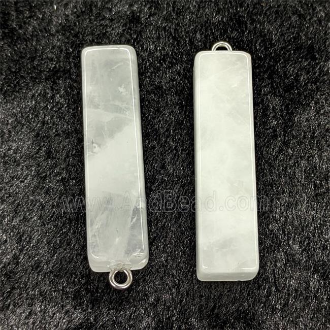Natural Clear Crystal Quartz Stick Pendant