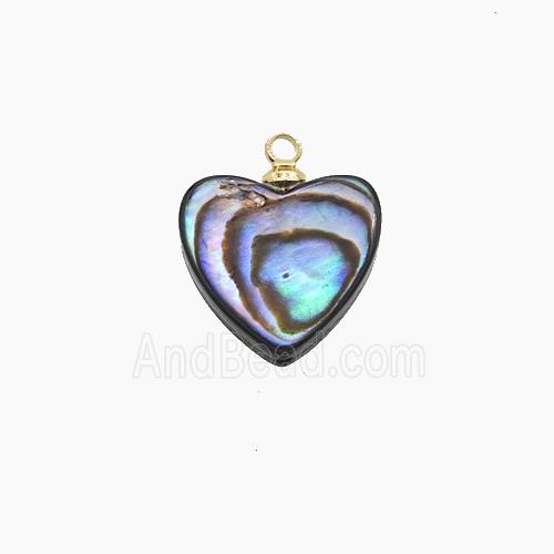 Abalone Shell Heart Pendant