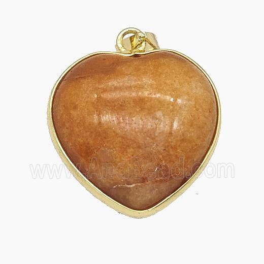 Gemstone Pendant, Gold Plated