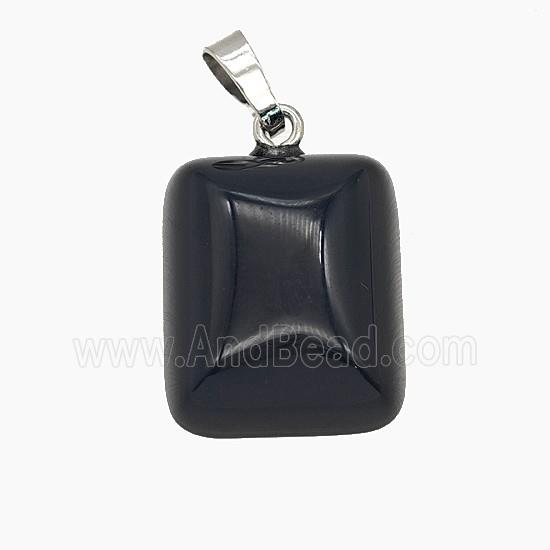 Gemstone Pendant, Platinum Plated
