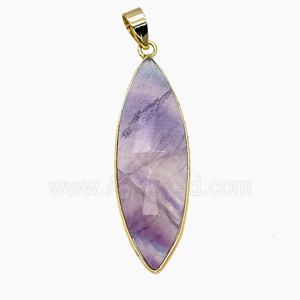 Gemstone Pendant, Platinum Plated