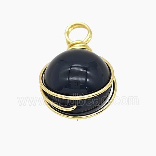 Gemstone Pendant, Platinum Plated